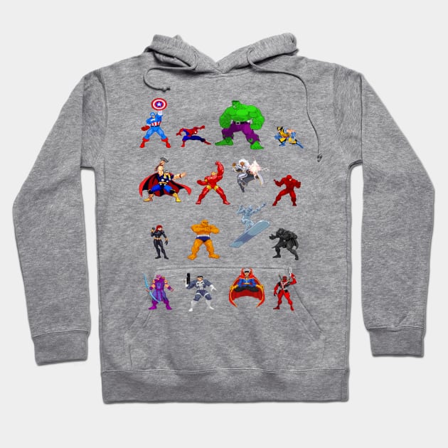 Superheroes Hoodie by TheM6P